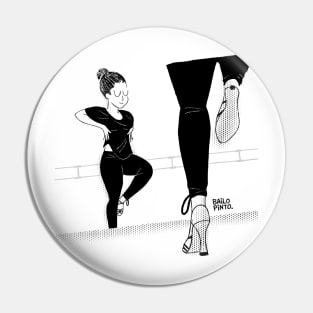 Woman dancing salsa Pin