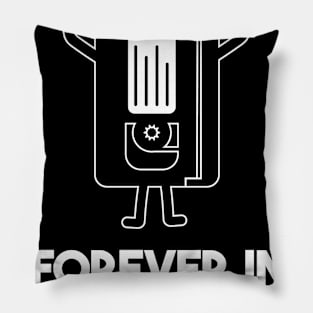 Vhs cassette Floppy disk nerd geek Retro gift Pillow