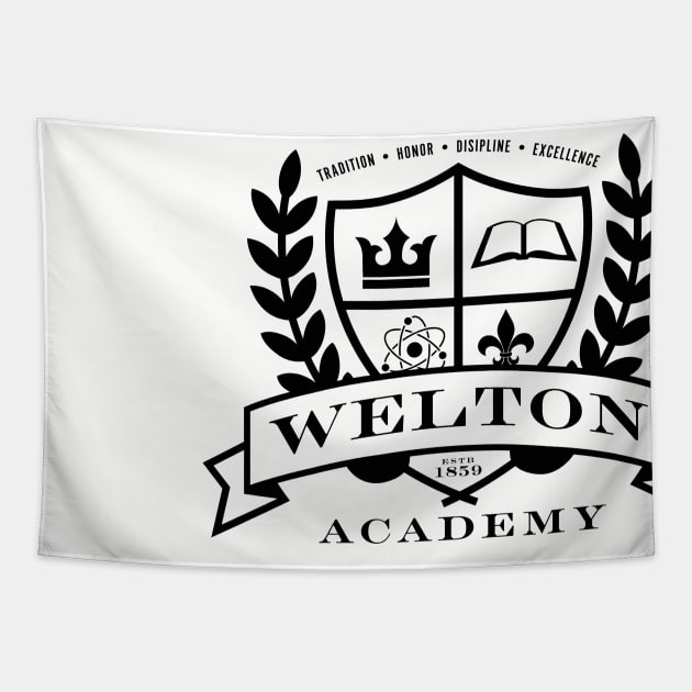 Welton Academy Tapestry by MindsparkCreative