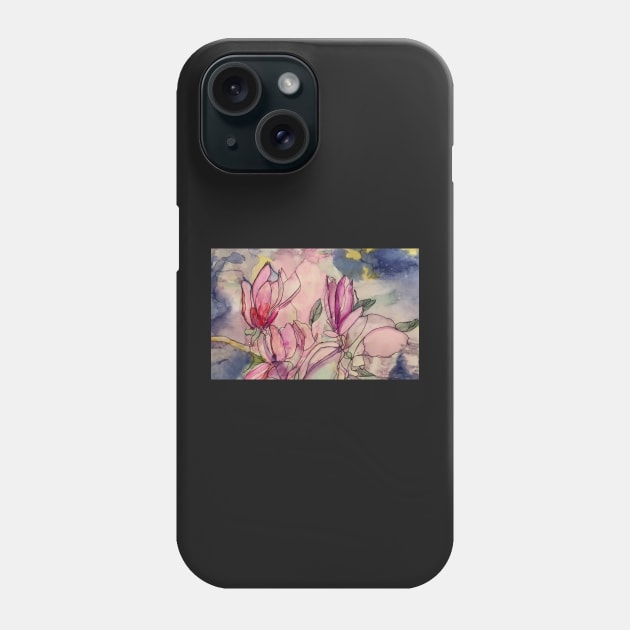 ABSTRACT MAGNOLIAS. Phone Case by atep