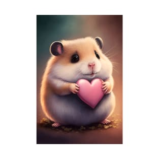 Hamster with Heart T-Shirt