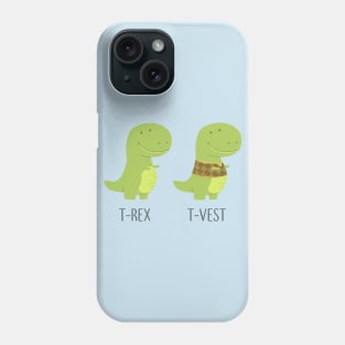 T-Rex vs T-Vest Phone Case