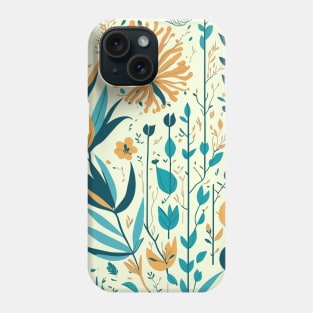 Bohemian Style Floral Shapes Phone Case