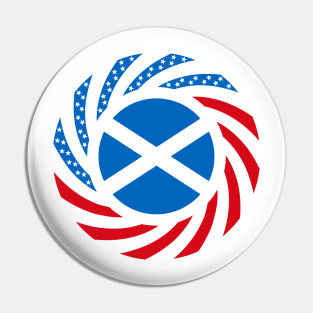 Scottish American Multinational Patriot Flag Series Pin