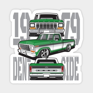 1979 dentside truck collage Magnet