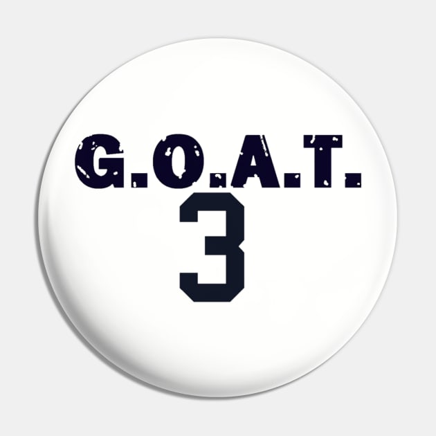 Babe Ruth G.O.A.T. Design Pin by Bleeding Yankee Blue