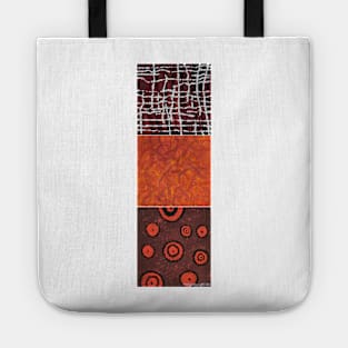 Orangeshed triptych part a, b & c Tote