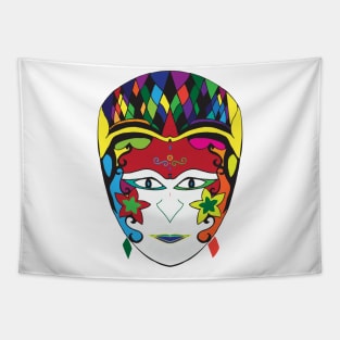 smile dancer face Tapestry