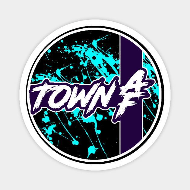 Town AF (Front and Back Design) Magnet by TownAF