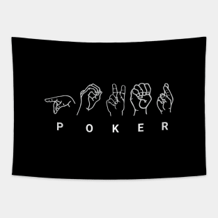 Deaf Poker Tapestry