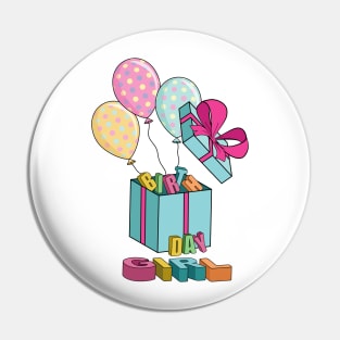 Birthday Girl Pin