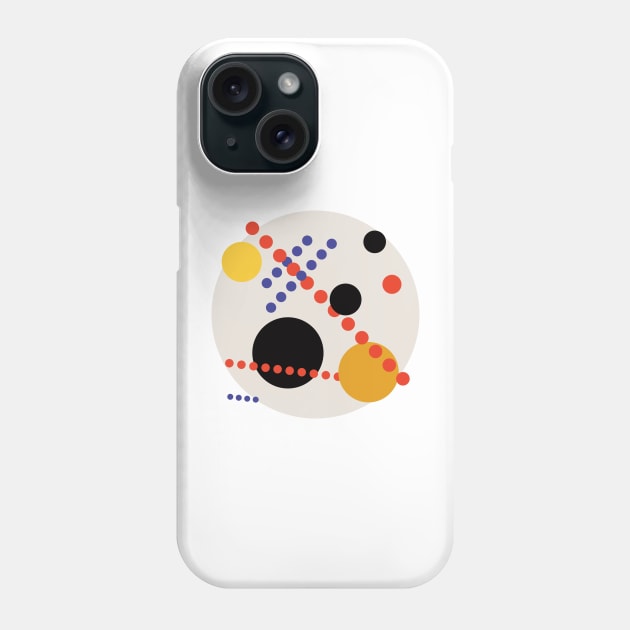 Kazimir Malevich inspired composition 5 Phone Case by Ricogfx