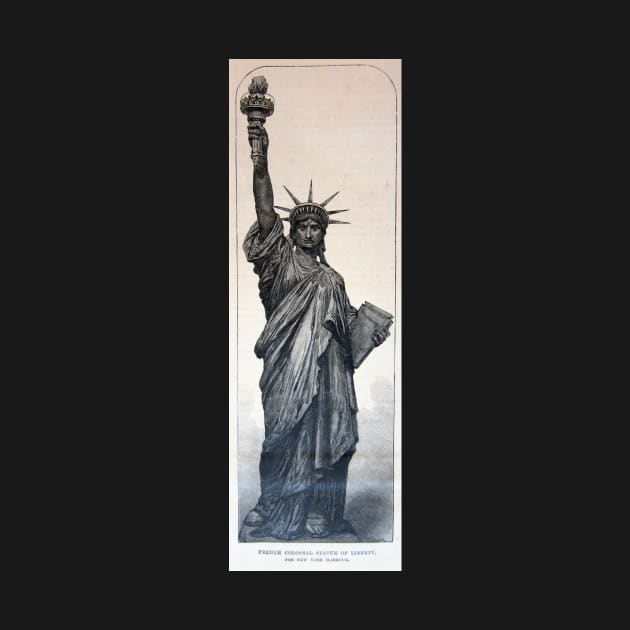 Statue of Liberty 1884 by artfromthepast