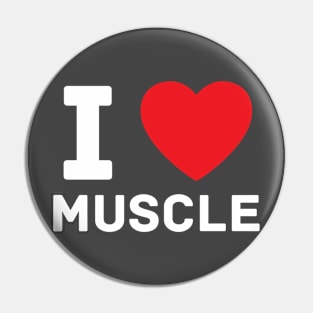 I heart muscle I love protein powder gym fitness Pin