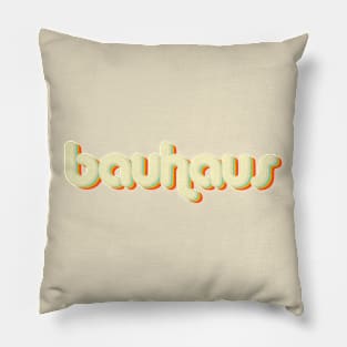 vintage color bauhaus Pillow