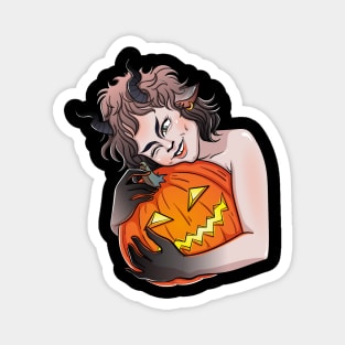 Halloween Faun Magnet