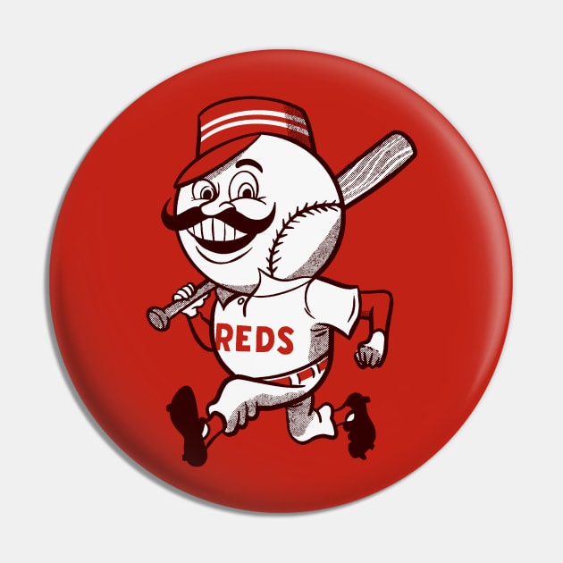 Mr. Redlegs - Vintage 60s Alternate Pin by sombreroinc