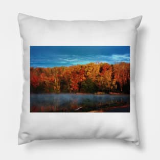 An Autumn Morning Pillow