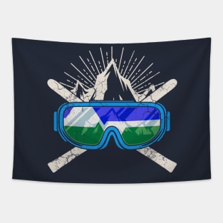 Ski Loveland Colorado Skier Skiing Winter Sports Tapestry