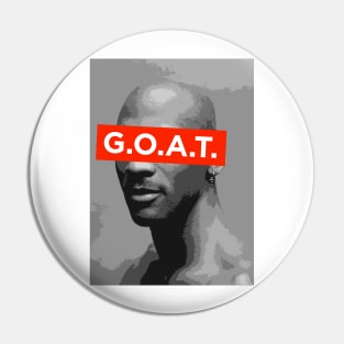 MJ G.O.A.T. Pin