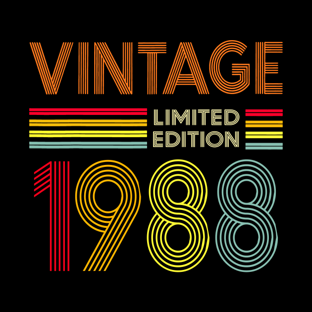 Vintage 1988 Limited Edition 35th Birthday by Kontjo