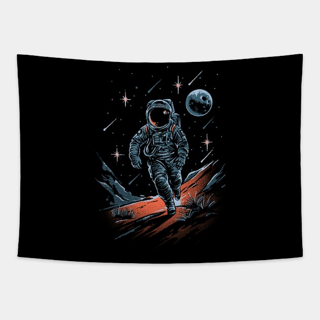 Escape from Mars Tapestry by Daniel Teres