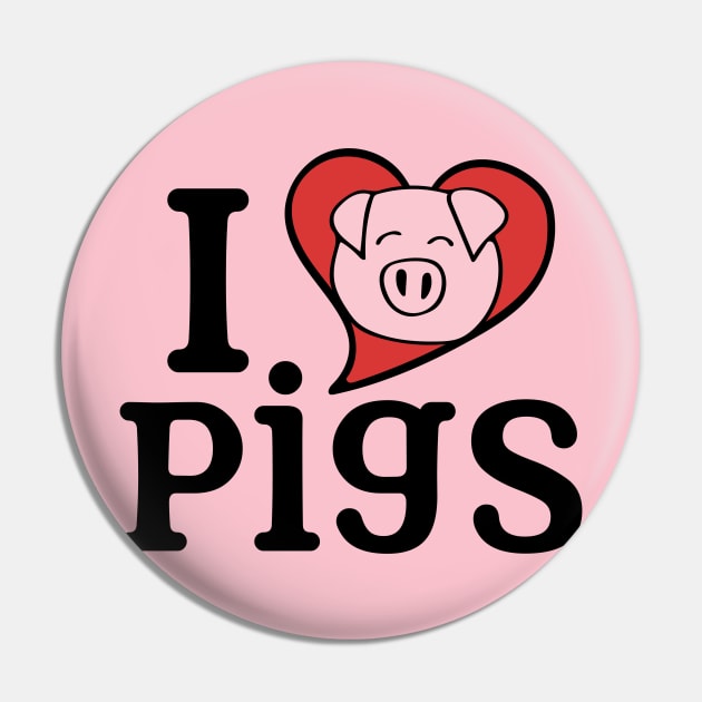 I love pigs Pin by bubbsnugg