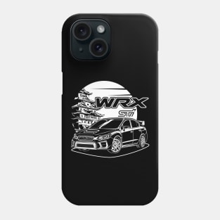 WRT STI (White Print) Phone Case