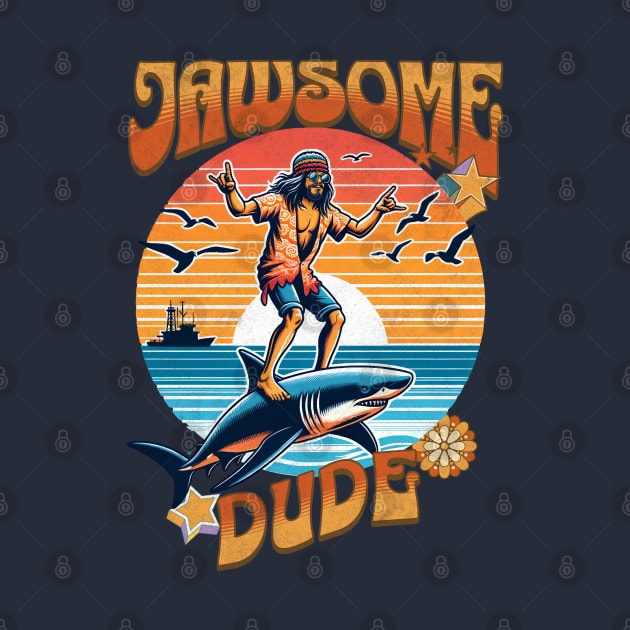 Jawsome Dude [70s themed] by Blended Designs