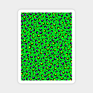 Green Leopard Spots Magnet