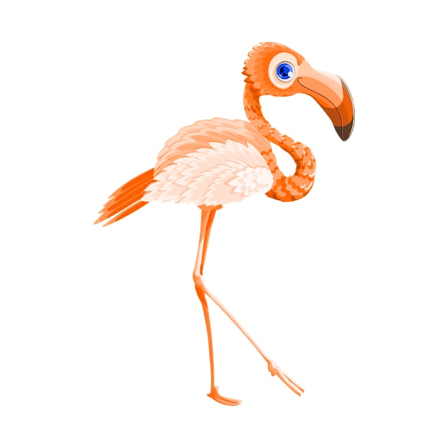 The Flamingo Bird Orange by Haland 9