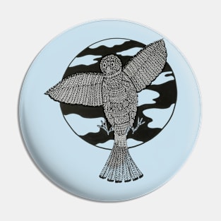 Bird in flights Pin