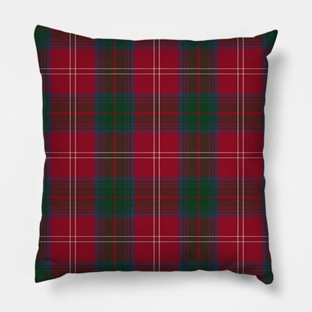 Chisholm Clan Tartan (High Res) Pillow by clantartans