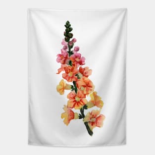 Hand Painted Flower Tapestry