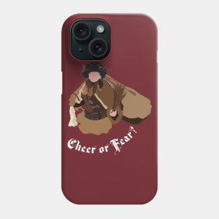 Dwight Schrute Cheer or Fear Belsnickel Art – The Office (white text) Phone Case