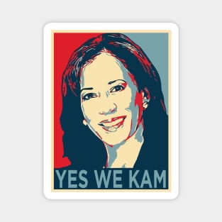 Yes We Kam | Kamala Harris Poster | Biden Harris 2024 Magnet