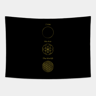 Sacred Geometry I, You and The World Tapestry