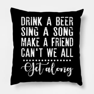 Make A Friend Can't We All Get Along Pillow