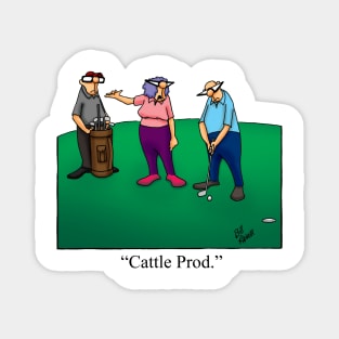 Funny Spectickles Golf Cartoon Magnet