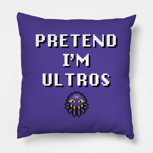 Pretend I'm Ultros Pillow by inotyler