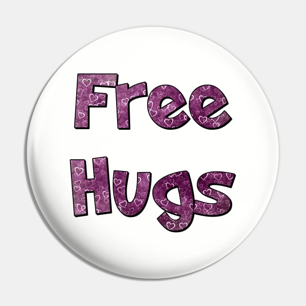 Free Hugs Pin by imphavok