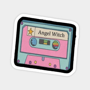 Vintage Cassette Tape Angel Witch Magnet