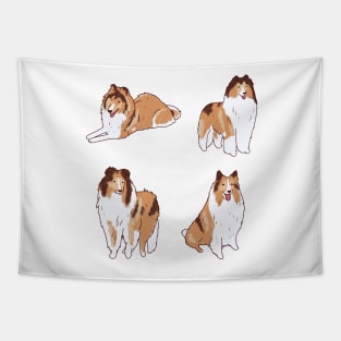 Collie dog pack Tapestry