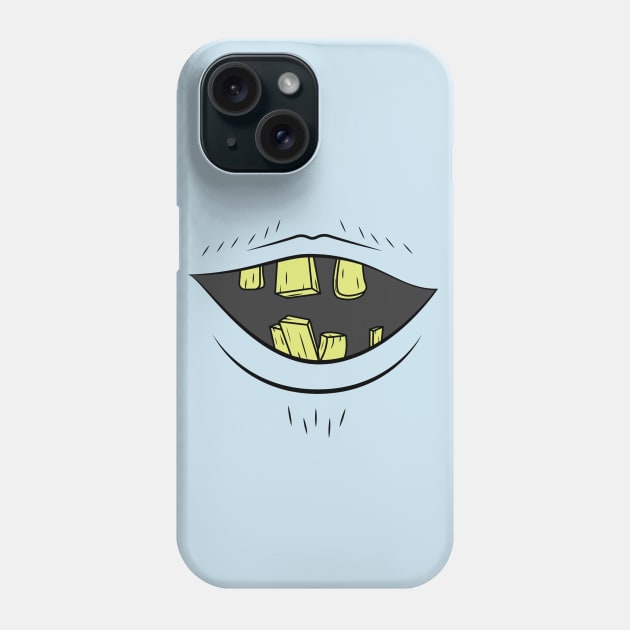 Busted Monster Mouth Phone Case by Oswaldland