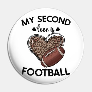 Football Love Design Cool Mom Season Sublimation Graphic Pin