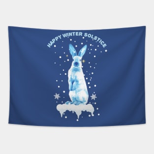 Winter Bunny Tapestry