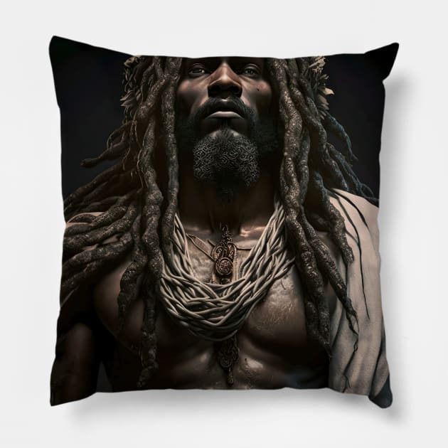 Jesus - #0001 Pillow by diegosilva.arts