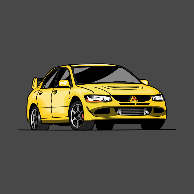 Mitsubishi Evolution Lancer VIII by CreepyRebel