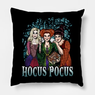 Graphic halloween filmsMusic Vintage Pillow