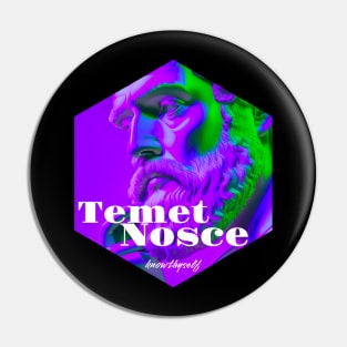 Temet Nosce Pin